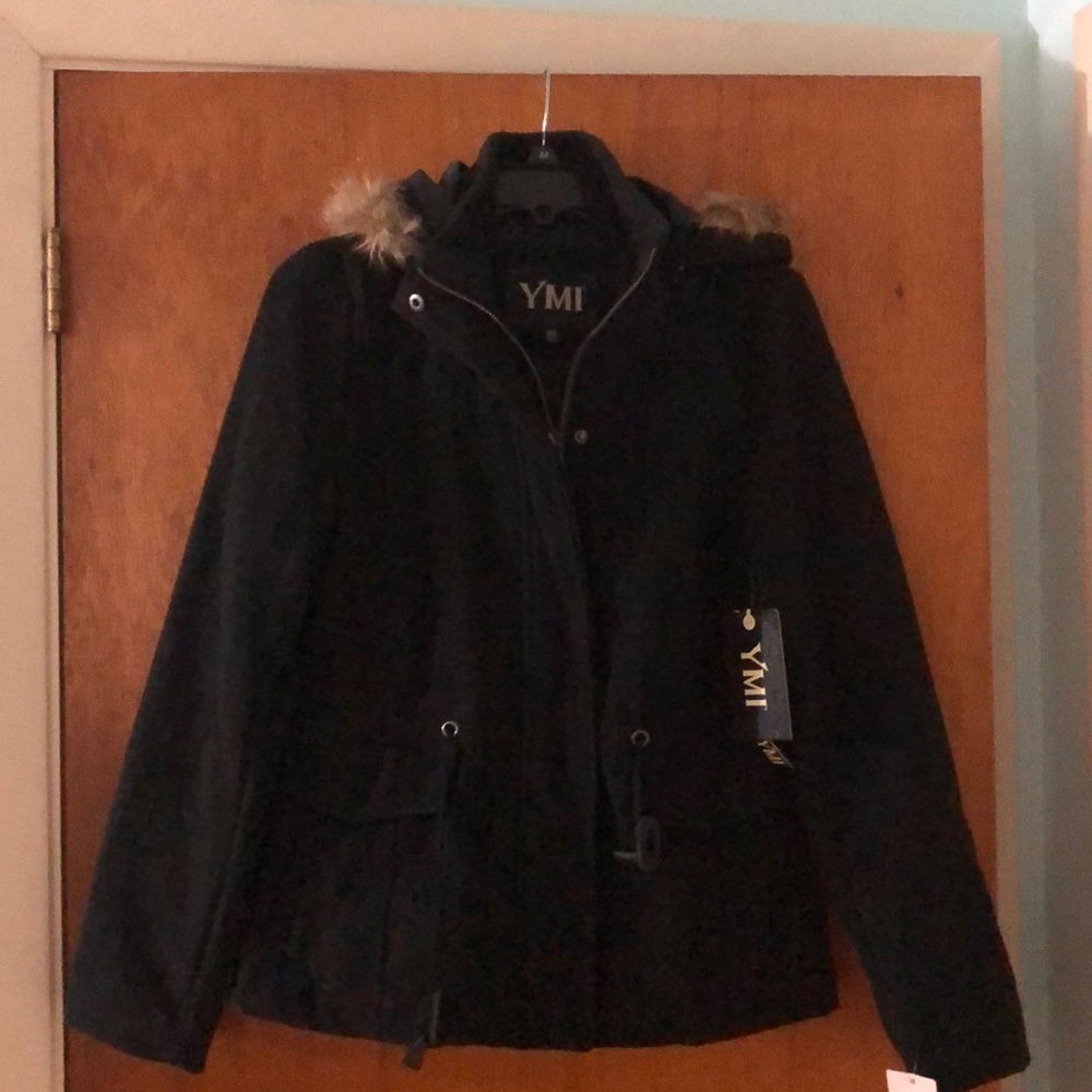 All Black Hooded coat